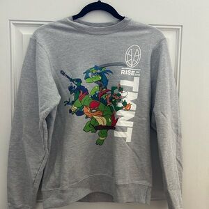 Nickelodeon Gray TMNT Crewneck Sweater